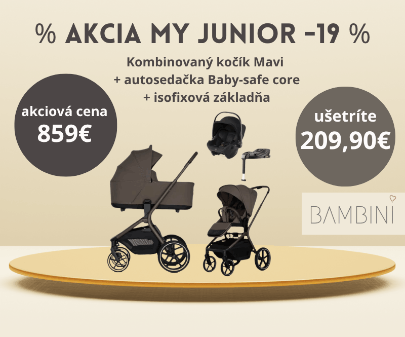 My Junior Mavi - kombinovany kocik s autosedackou baby-safe coe a isofix zakladnou